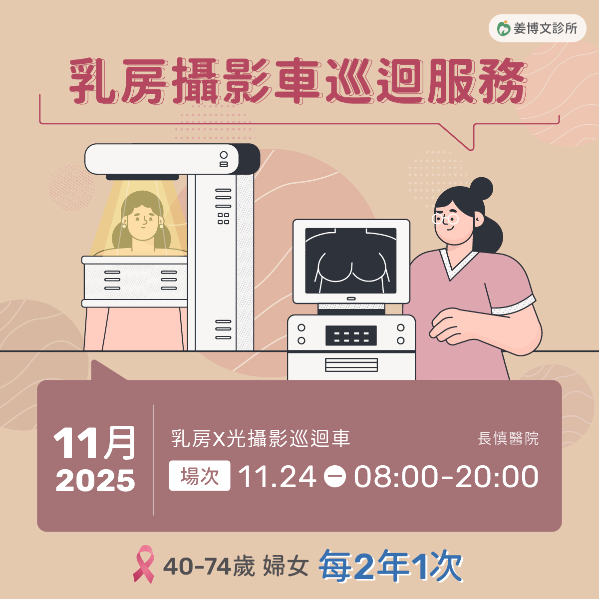 姜博文診所乳癌攝影圖